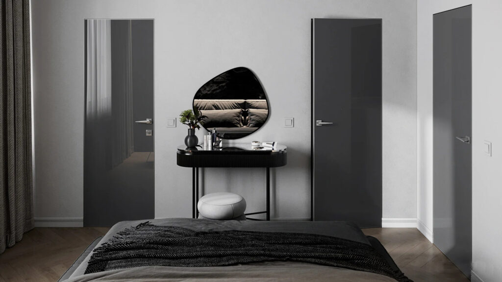 Двері прихованого монтажу Comfort Mirror (Inside)